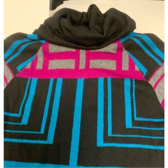 Multicolored Turtleneck Sweater - Picture 3 of 7
